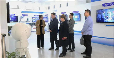 河北省石家庄市长安区委书记李强一行莅临罗普特集团考察调研